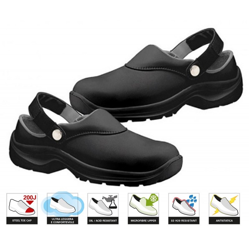 Scarpe antinfortunistiche cuoco on sale